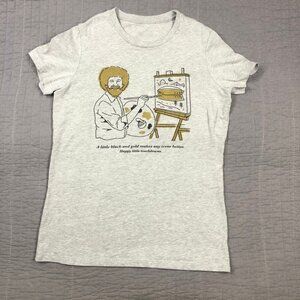 Dirty Coast T Shirt Women Medium Gray Artist Ross Football Funny Graphic LA